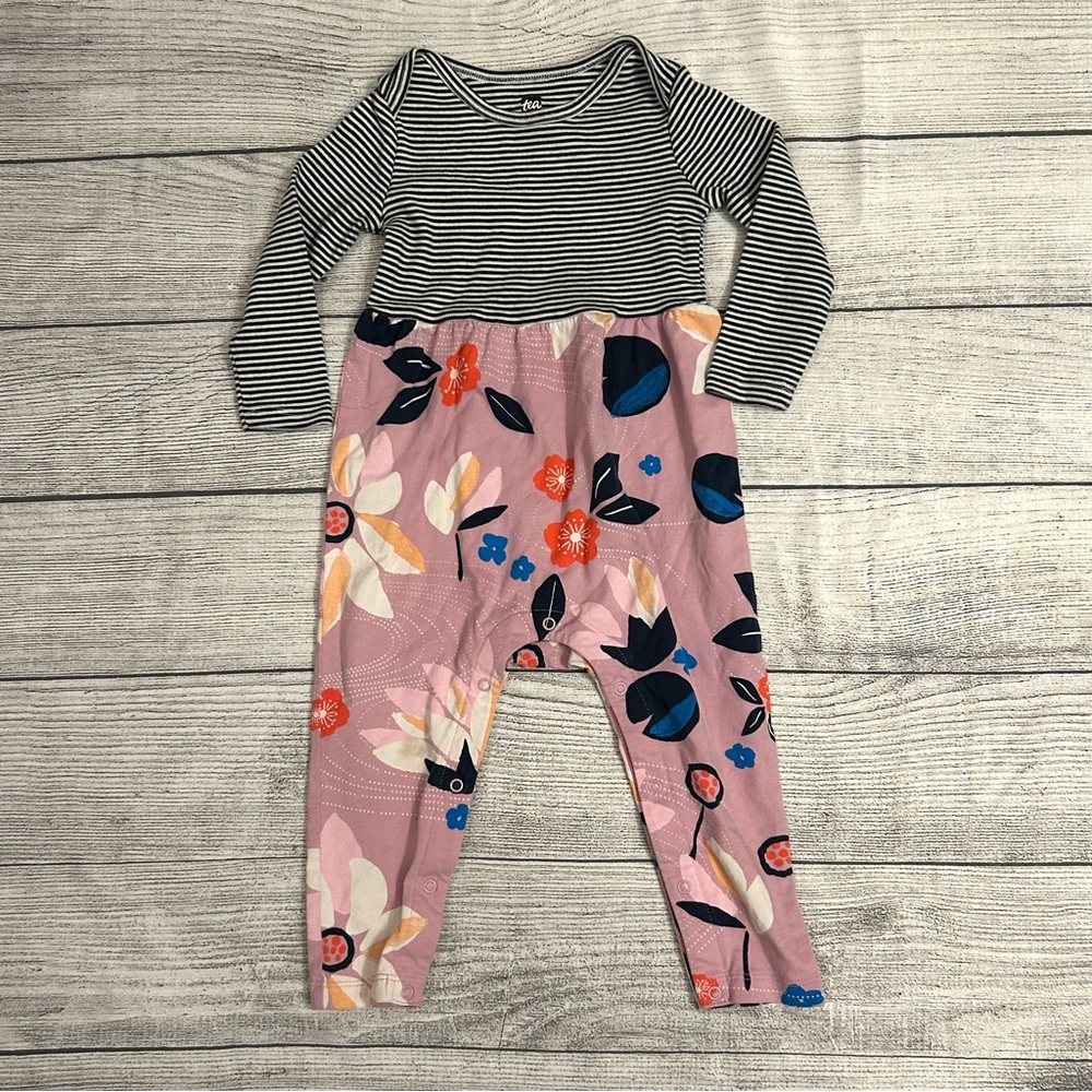 Tea Collection romper 12-18 months girls 
PLEASE READ
